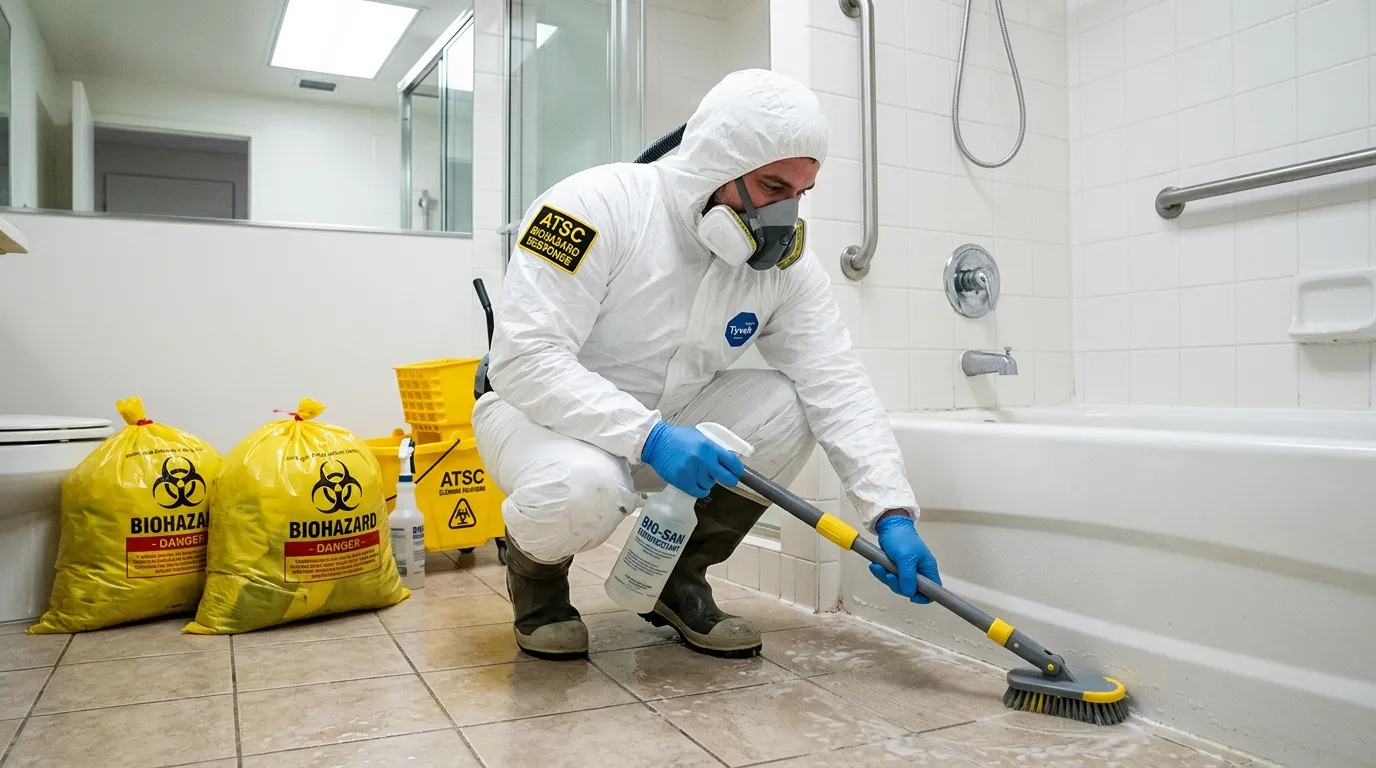 Decontamination equipment deployed for Blood Cleanup in Smithfield